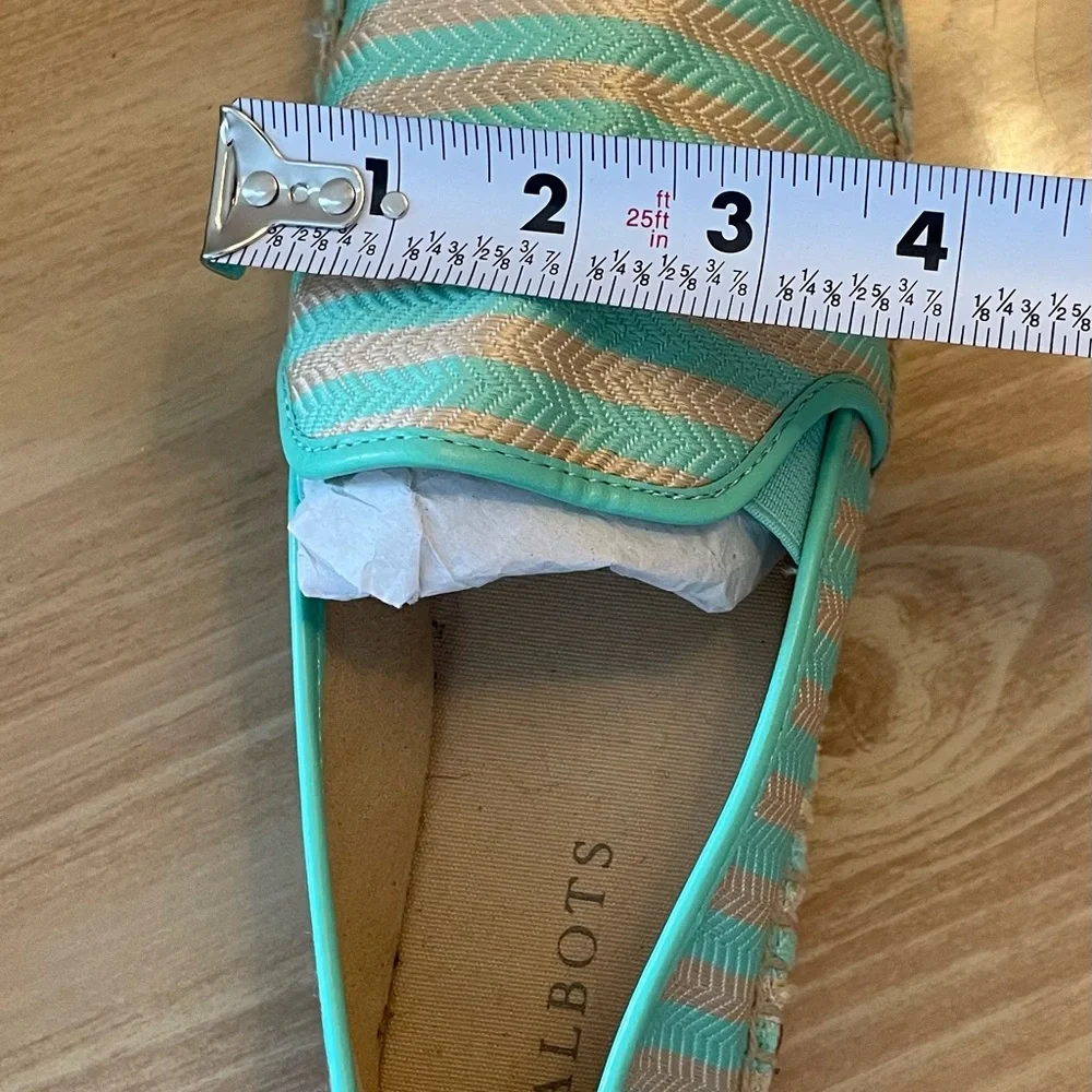Talbots Turquoise and Beige Espadrilles
